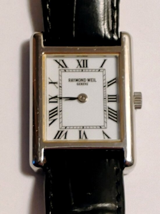 Ladies Raymond Weil Tank Watch 5766 Excellent Condition New Battery Original Box